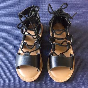 Toddler girl gladiator sandals